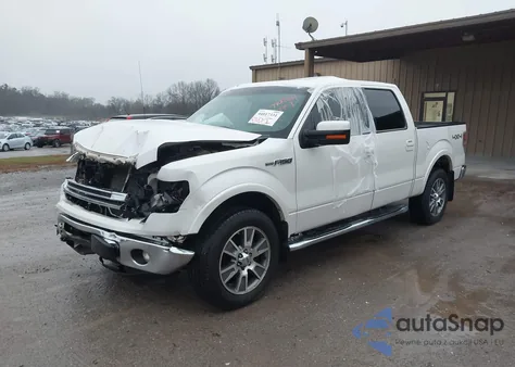 2014 Ford F-150 Lariat из США, поврежденный, VIN 1FTFW1EF2EKE04764